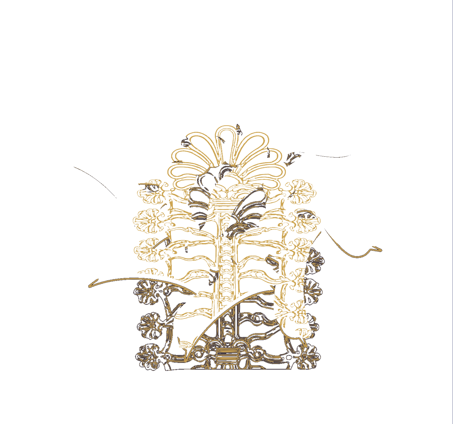 Assyrian Ancestry emblem with the ancient Assyrian Tree of Life